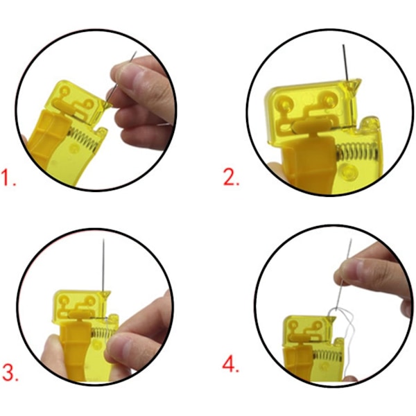 2 stk. Automatisk Nåletrådning Automatisk Nåletrådning DIY Sy#