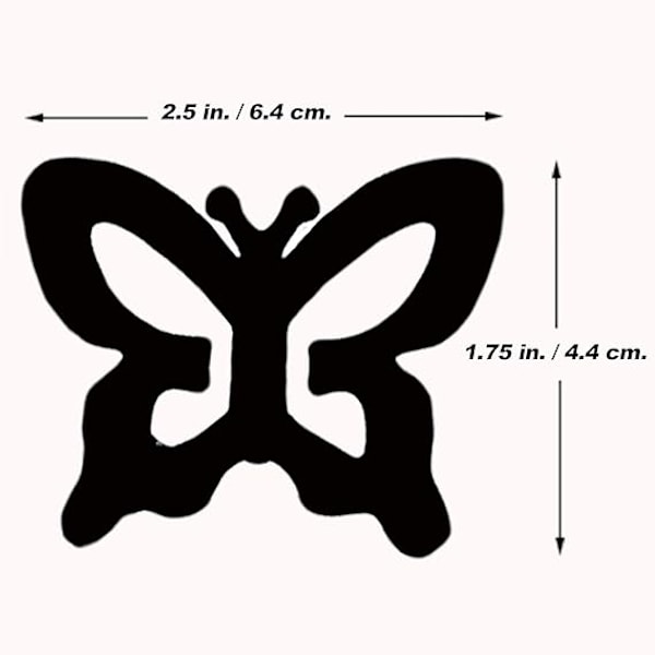 #Butterfly sæt 4 clips bh-stropper clips Racing back skjulte stropper#