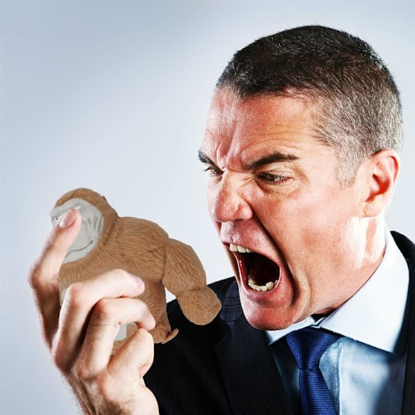 Anti-Stress Gorilla Action Figur, Brun Anti-Angst Gorilla Til