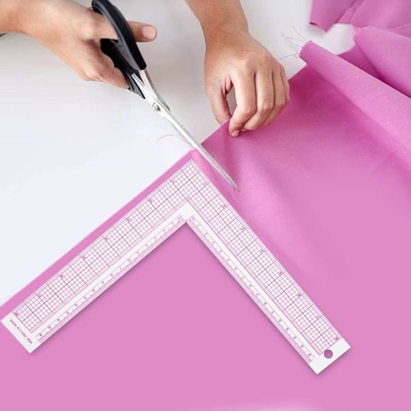 #Ompelija Mitta DIY Ompelija Mitta Saumuri Neliö L-Käyrä Metrinen Mitta#