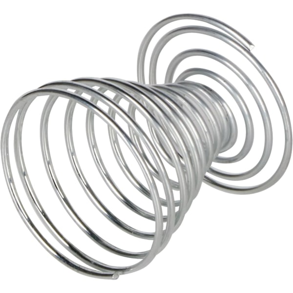 #3 x Eggkopper i rustfritt stål, spiralformet#