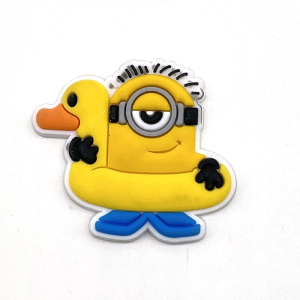 #12 stycken 3D-tofflor prydnader (tecknad figur), skocharm#