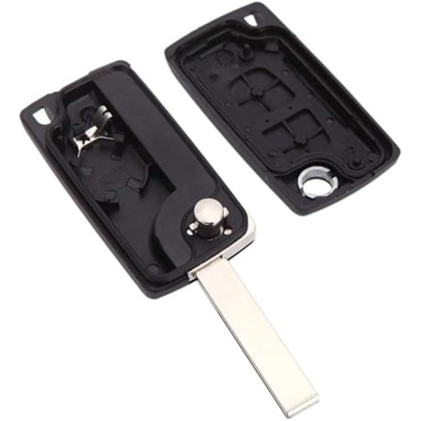 #Nyckelskal Kompatibelt med Citroen C2 C3 C4 C5 Picasso 2 Knappar#