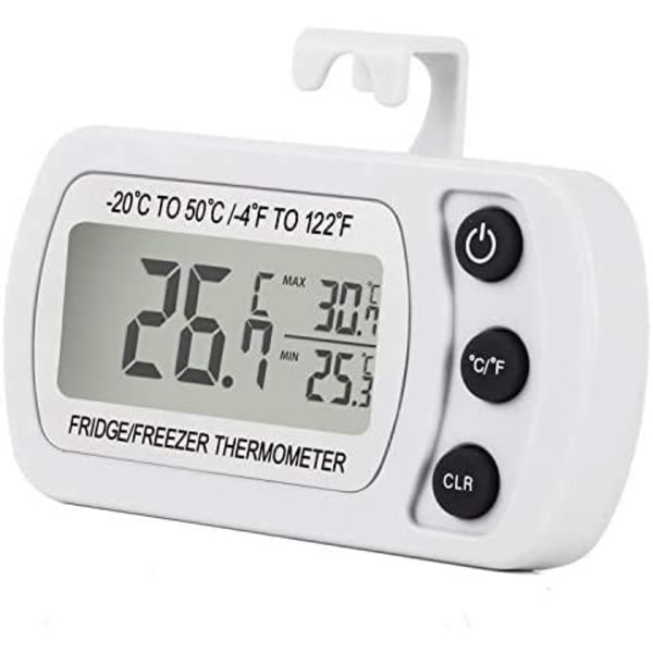 #Kjøleskapstermometer, Vanntett Kjøleskap Fryser Termometer#