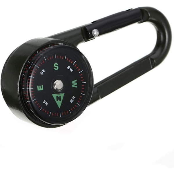 #1 Kompass Camping Klättring Vandring Mini Metall 3-i-1 Multifunktionell