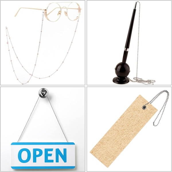 #20 Stykker Perlekjede-Koblinger 4,5 mm Perlekjede-Koblinger Erstatning#
