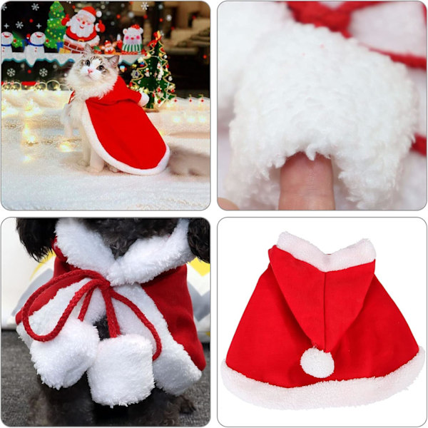#Julkläder för husdjur (S) för hund katt julsemesterdräkt C#