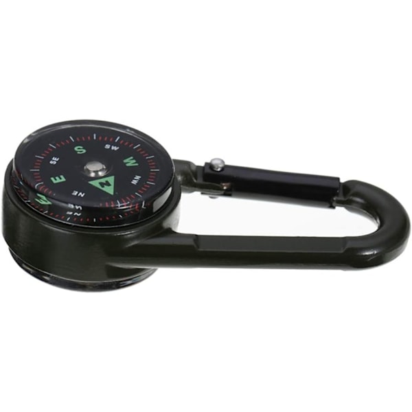 #1 Kompass Camping Klättring Vandring Mini Metall 3-i-1 Multifunktionell