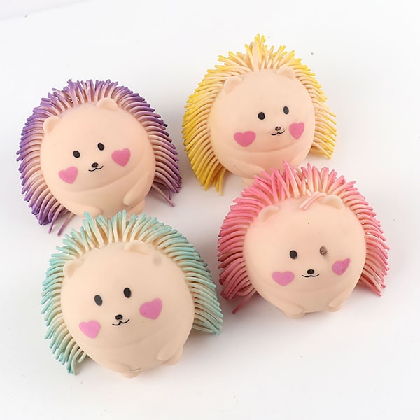 #Leksaker Igel Squisheez - Set med 1 söt Stressboll, Stor Påsk#