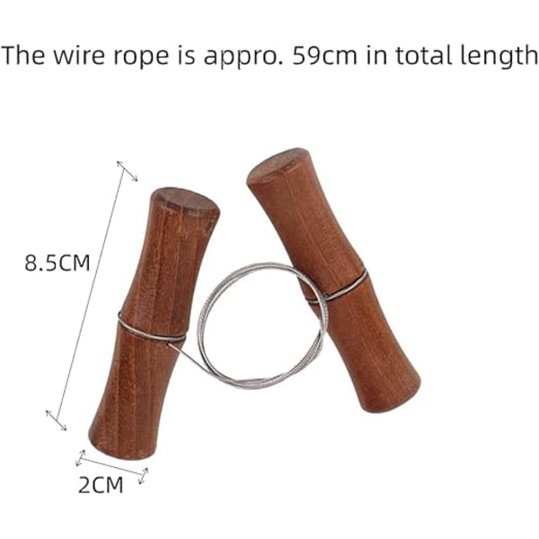 #59CM Rustfritt Stål Leire Klippetråd, Klippetråd for Leirekunst#
