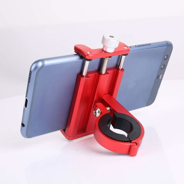 Rød Universal Justerbar Sykkeltelefonholder Montering GPS Brakett Cra