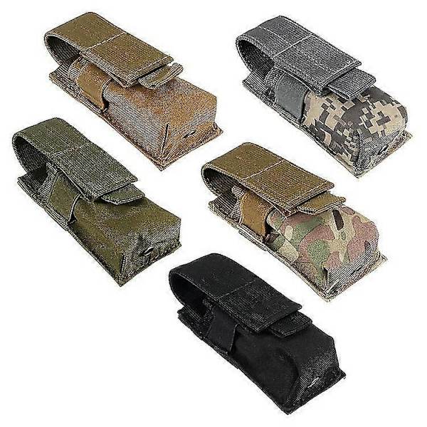 Grön Taktisk M5 Ficklampsväska Mini Nylon Liten Hänge Militär Fan Cs Utomhus Expansion Tränings Tillbehörsväska