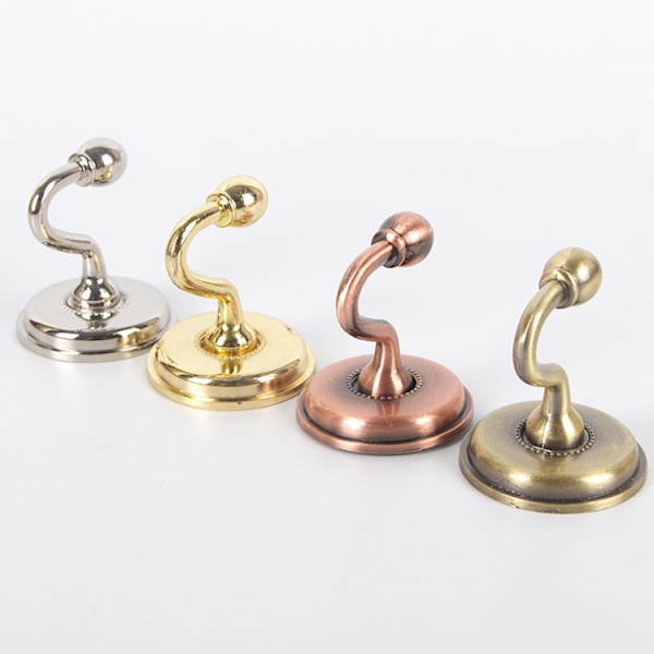 #2 stk. Gardinophængere, Bronze Gardinophæng, Vintage U Væghæng