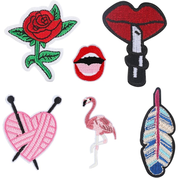 32 st Söta Nummer Broderade Pappersvaror Patch Sticker för T-shirt