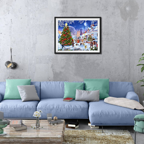 #Juldiamanter för vuxna, vinter 5D diamantmålning#