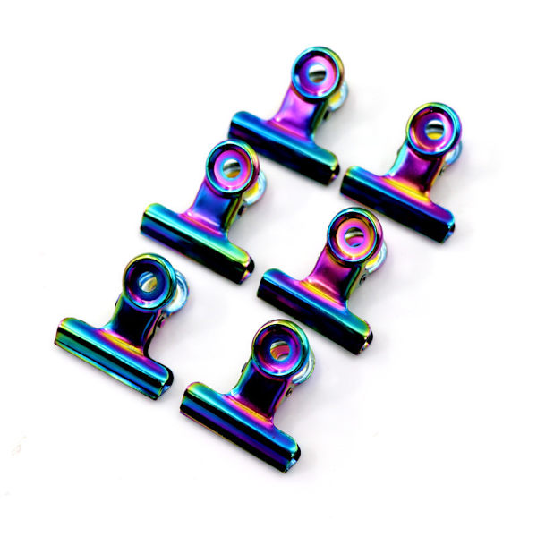 #6st Curved Nagelförlängningstänger i Rostfritt Stål Multifunktionella#