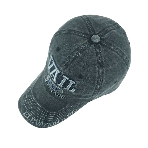 VAIL Broderad Basebollkeps Bomullsduckkeps Solhatt utomhus