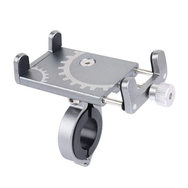 (svart) Universal Justerbar Sykkeltelefonholder Montering GPS Brakett