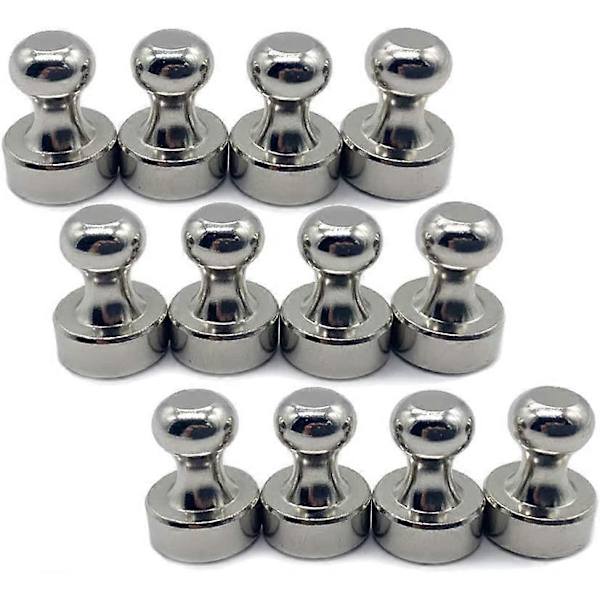 12 kpl Neodyymimagneetteja, vahvat jääkaappimagneetit, mini neodyymimagneetit, teräksiset magneettineulat