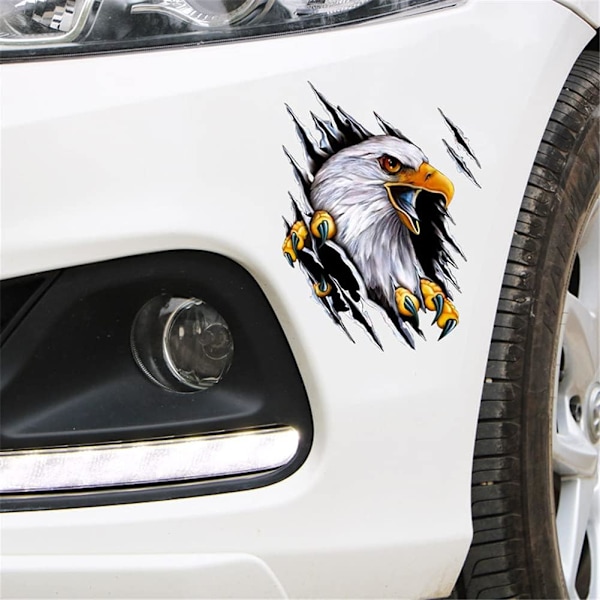 3D Ørn Bilstickere, Clveshje 3D Ørn Bilsticker Auto Creati