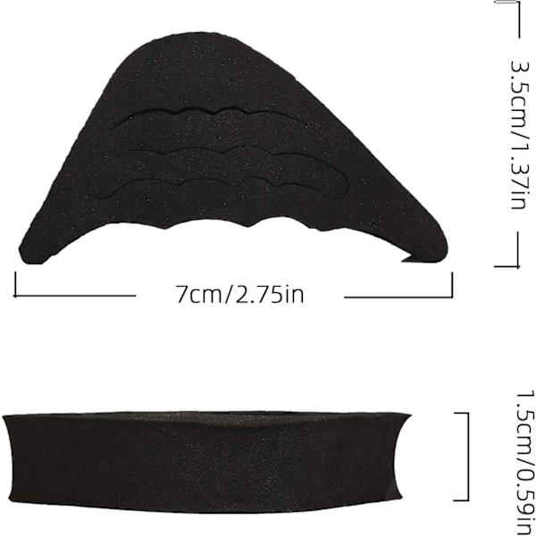 #2 Par Sko Fyld Insole Unisex Sko Indlæg til at Gøre Store Sko#