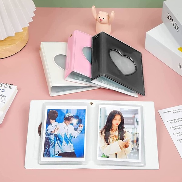 #Fotoalbum - Mini Fotoalbum - Svart 11 x 8,5 cm - Fotoalbum -#