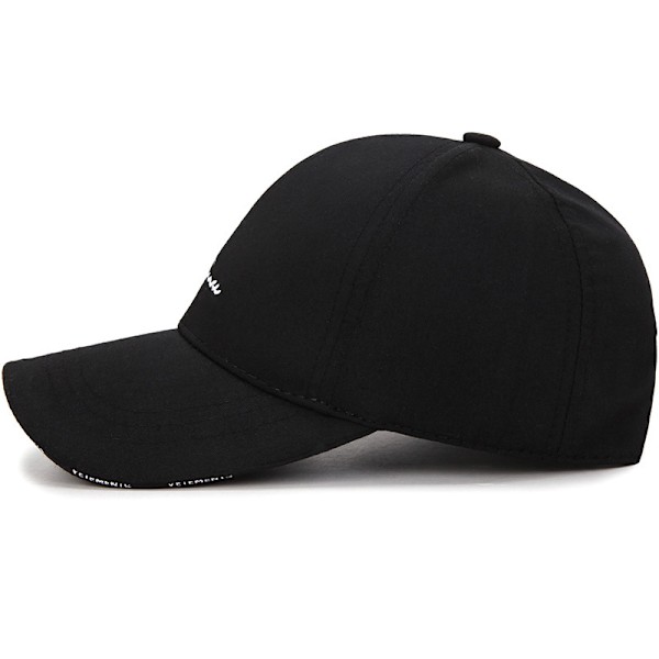 Musta säädettävä baseball-lippis Golf-lippis Moottoripyörä Trucker-lippis St