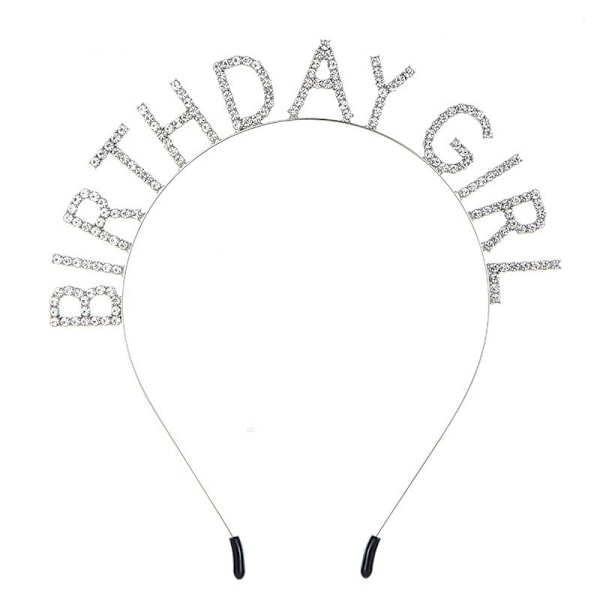 #Fødselsdagspige Pandebånd Fødselsdag Tiara til Kvinder Piger Glad Fødselsdag#