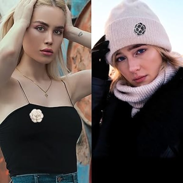 2 kpl Kukkakoriste Neula Pin Terälehti Elegantti Hieno Taide Koriste Neula