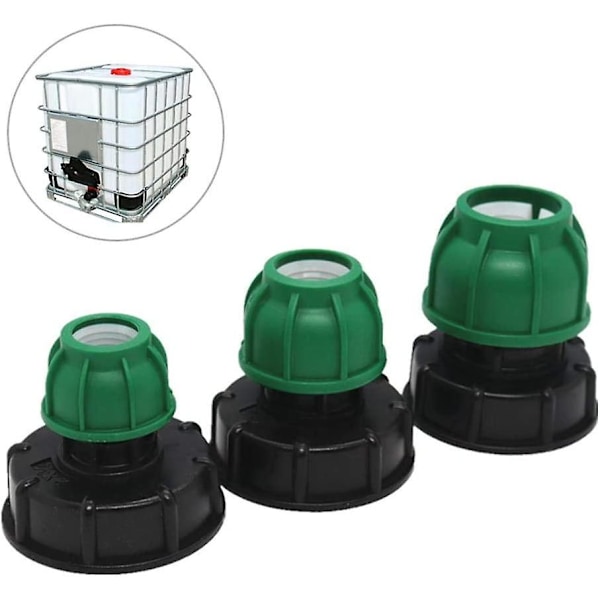 #(26mm) IBC-adapter for rett rør Heilwiy S60x6 IBC-tank adapter#