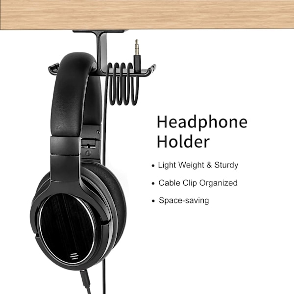 Spelheadsetstativ, New Bee Dubbelt Headsetstativ - Universal 2 Wa