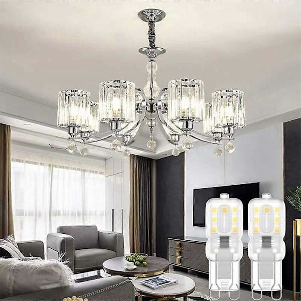 8 kpl G9 LED-lamppuja, G9 LED 220V luonnonvalkoinen 5500K 3W vastaa 30W halogeenilamppua
