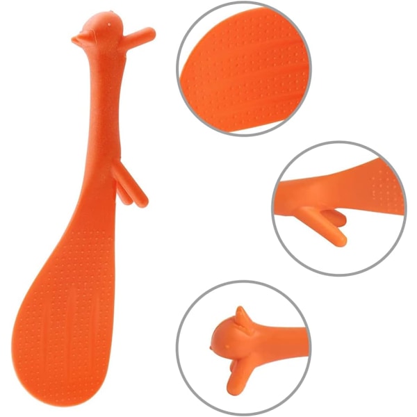 2 stk. Non-stick Ris Skeer, Egern Ris Skeer Kanin Formet Ris
