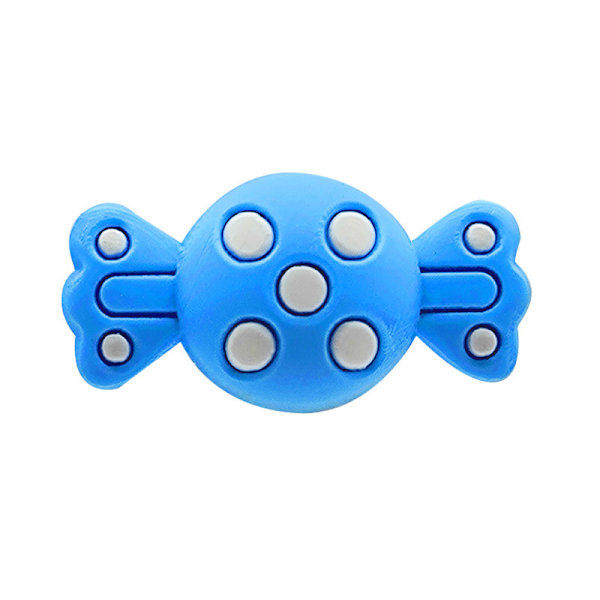 #9 stycken 3D godis clog sandaler prydnader, skocharm, söta skor#