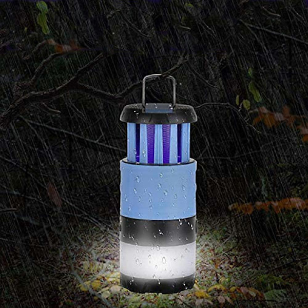 Vedenpitävä LED-telttavalaisin, hyttyskarkotinlamppu, USB ladattavat ulkoteltavalot, kannettava