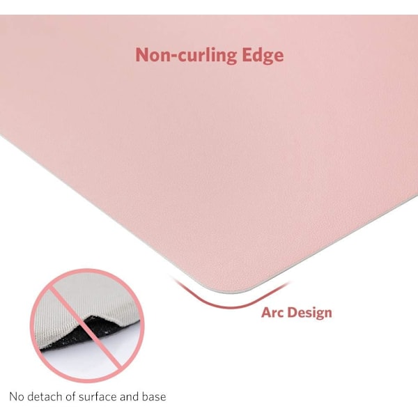 #Musematte 270x210x2mm, Sklisikker Vanntett PU Lær Skrivebordsmatte for#