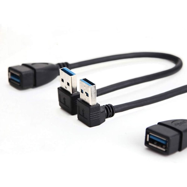 SuperSpeed ??USB 3.0 hane till hona förlängningskabel Upp och