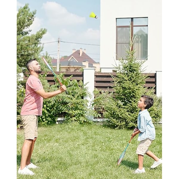 6-pack Nylon Badmintonfjädrar, Nylonfjäder Shuttlecocks