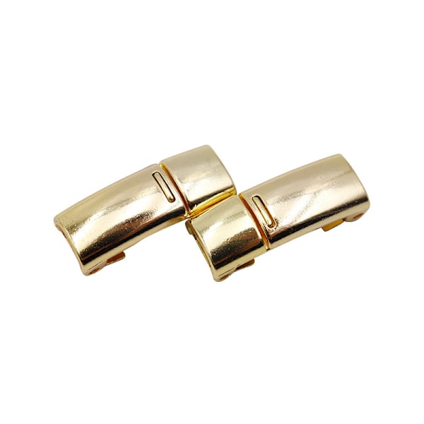 #Guld DIY Magnetiska Skosnören Spetsar Spänne Lås Metall Aglet#