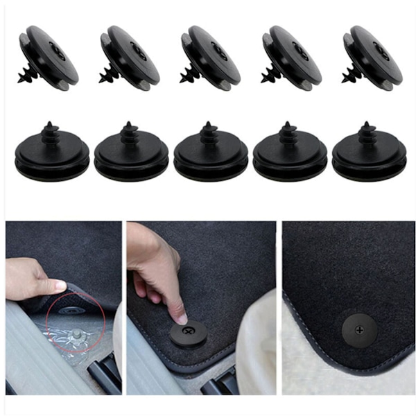 #Auton lattiamattojen pidikkeet, 8 kpl Auton lattiamattojen pidikkeet Universaali#