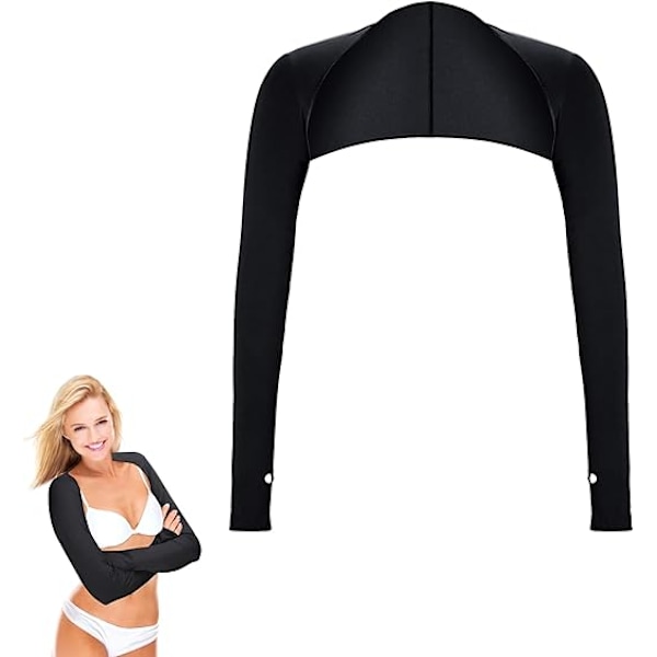 #1 Kølende Shawl Arm Sleeve med Fingerhul Solbeskyttelse#