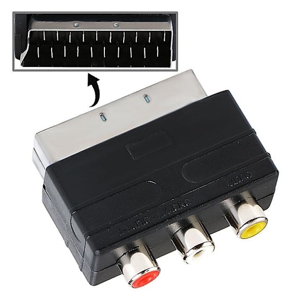 #A/V - 20-nastainen SCART-sovitin#