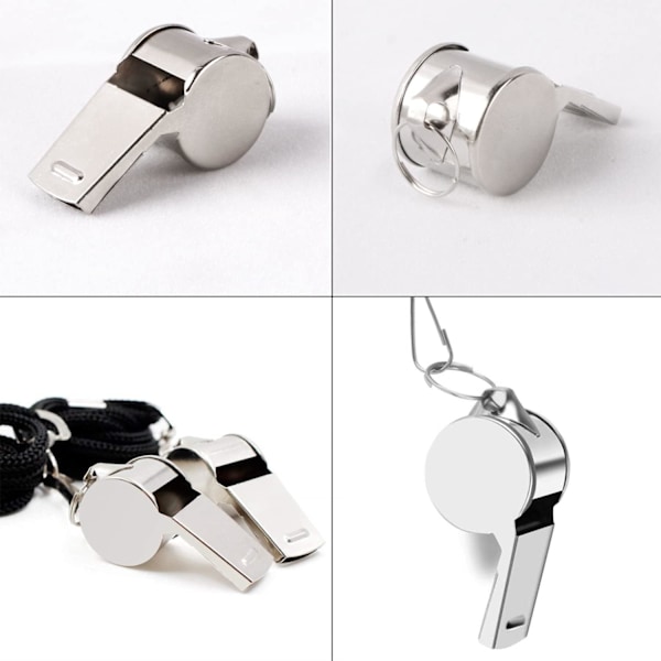 #Silver - 1 styck, metallvisselpipa, stark och ren visselpipa, metall#