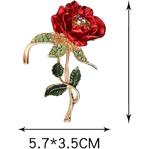 #Brosch för kvinnor, Mors Dag-presenter, Rosa diamantlegering Brosch Be#