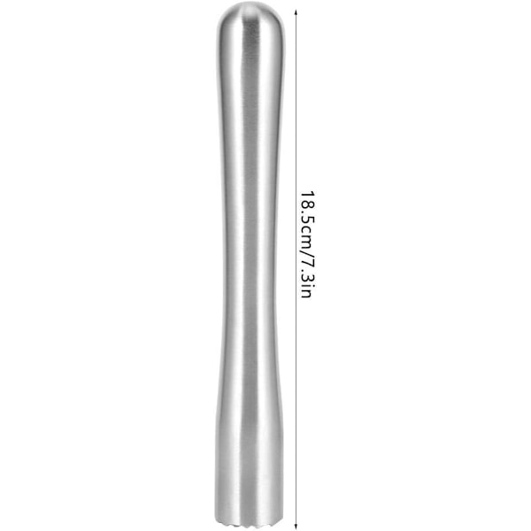 #Cocktail Muddler i Rustfrit Stål, Cocktail Mixer Citron Bar Tool,#