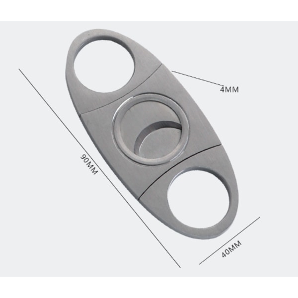 Sigarettutklippere i rustfritt stål, dobbelt skarpe kniver for c#