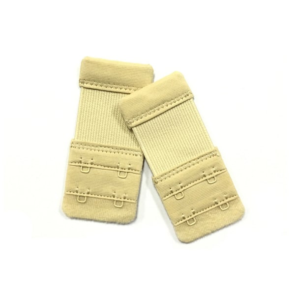 3-pack Mjuka Bekväma BH-förlängare för Kvinnor, 2 Hakar, 8,5 cm x