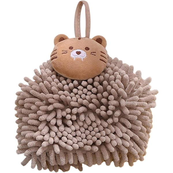 １ stk. Fuzzy Ball Håndklæder - Bløde Hængende Håndklæder, Chenille Sup