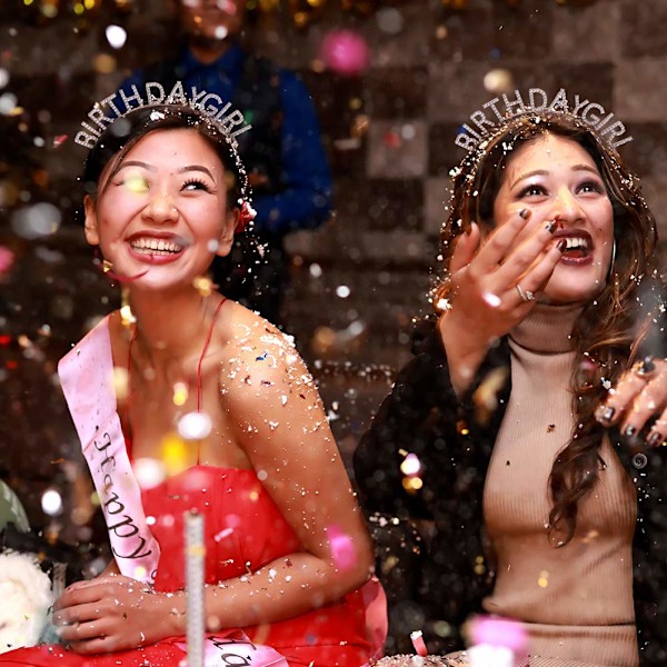 #Fødselsdagspige Pandebånd Fødselsdag Tiara til Kvinder Piger Glad Fødselsdag#
