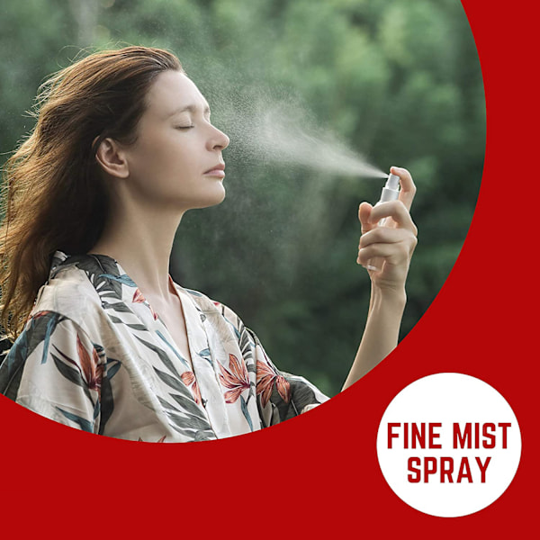 #Små Sprayflaskor (4-pack), 1.7oz/50ml Transparenta Tomma Fina Mist #